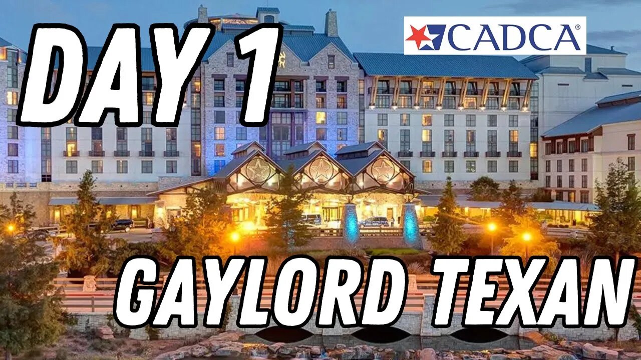 Day 1 At The Gaylord Texan Hotel / CADCA Youth Leadership Conference! / First Time In Texas