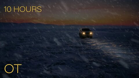 Lighting the Way Home | Blizzard in Khuzhir | Howling Wind & Blowing Snow | Relax | Study | Sleep