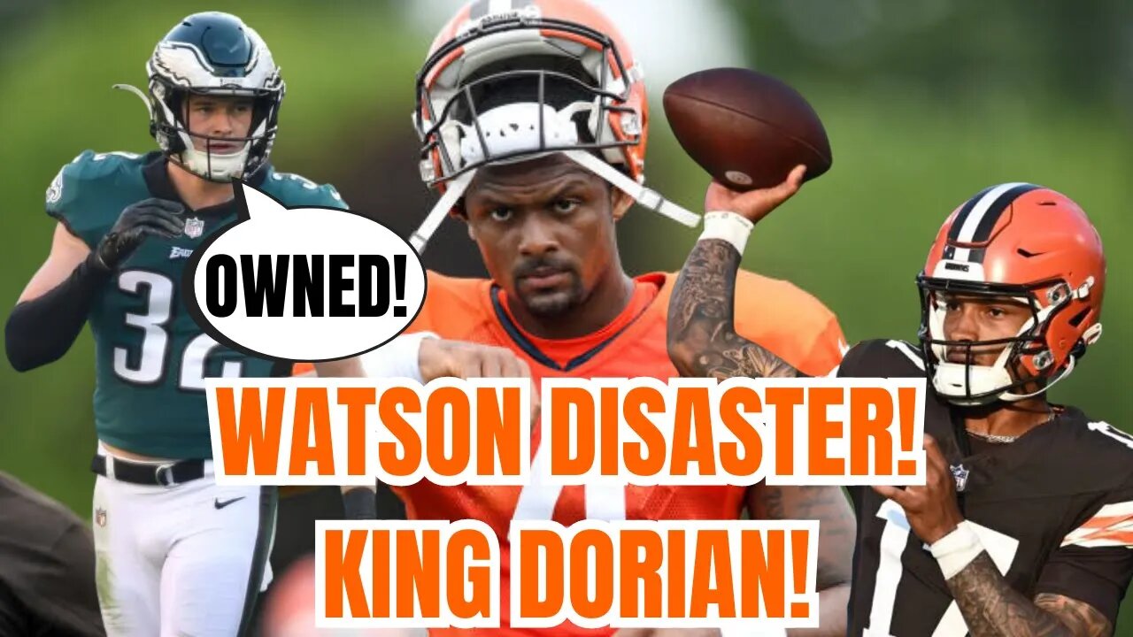 Deshaun Watson DISASTER in MELTDOWN against Eagles in Practices! Dorian Thompson-Robinson RISES UP!