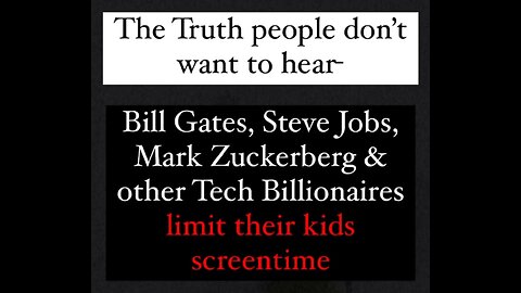 The plain truth humanity fails to understand. The children are the future.