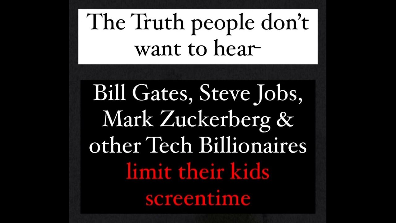 The plain truth humanity fails to understand. The children are the future.