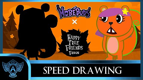 Speed Drawing: Happy Tree Friends Fanon - Kathy | Mobebuds Style
