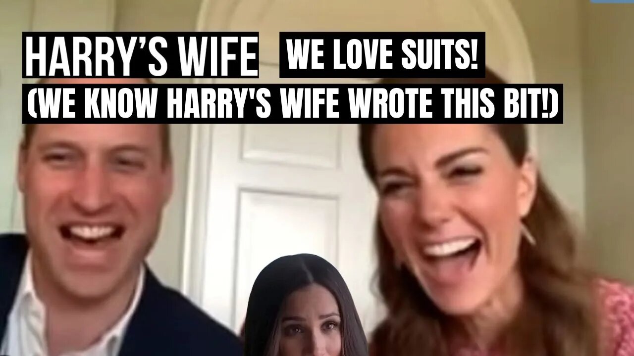 Harry´s Wife : We Love Suits! (We Know Harry's Wife Wrote This Bit) ( Meghan Markle)
