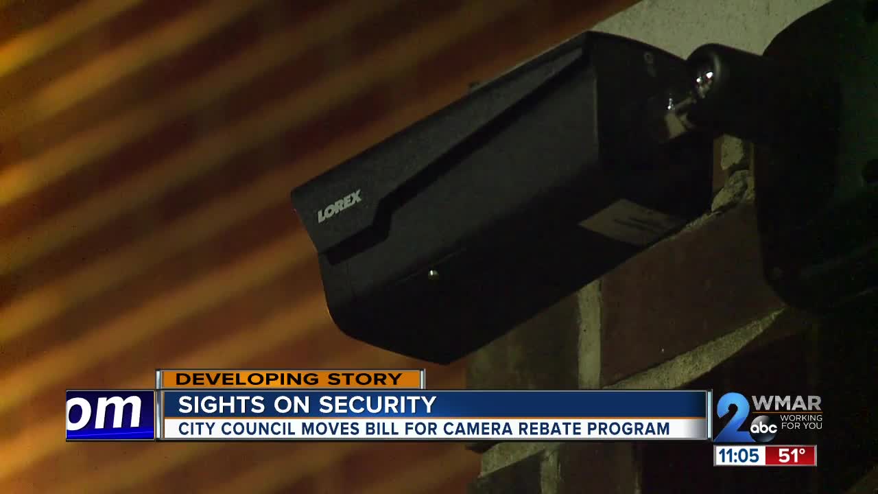 Security camera rebate program moves forward