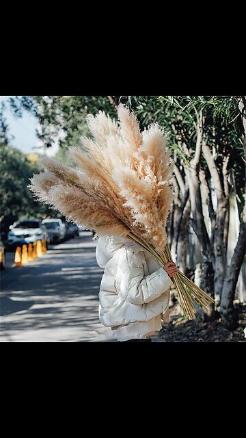 120cm Artificial Pampas Grass Bouquet Pampas Grass Long Dry Plant