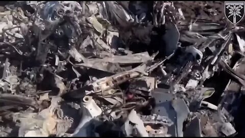 Downed Russian helicopter