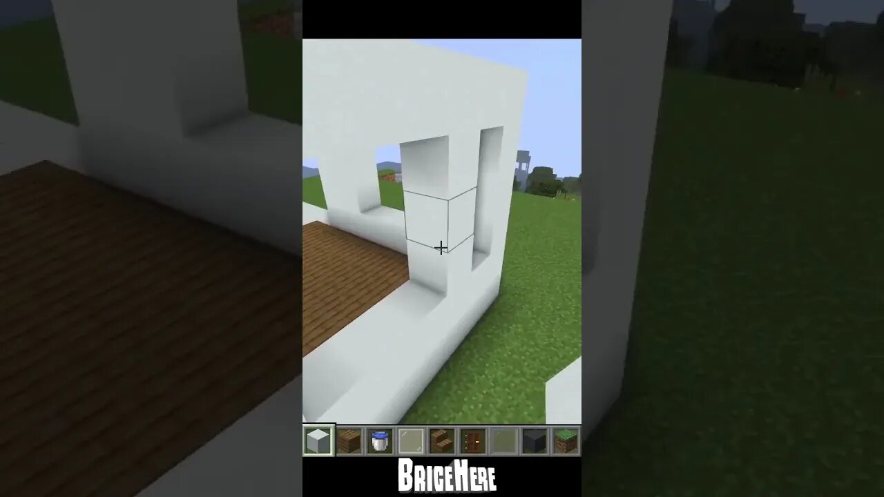 How to build a Modern House in Minecraft part 3 #minecraft #minecraftsimple #modernarchitecture