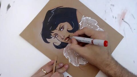 Coloring with Copics and Drawing in innk!