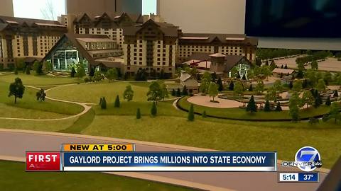 Gaylord project brings millions into state economy