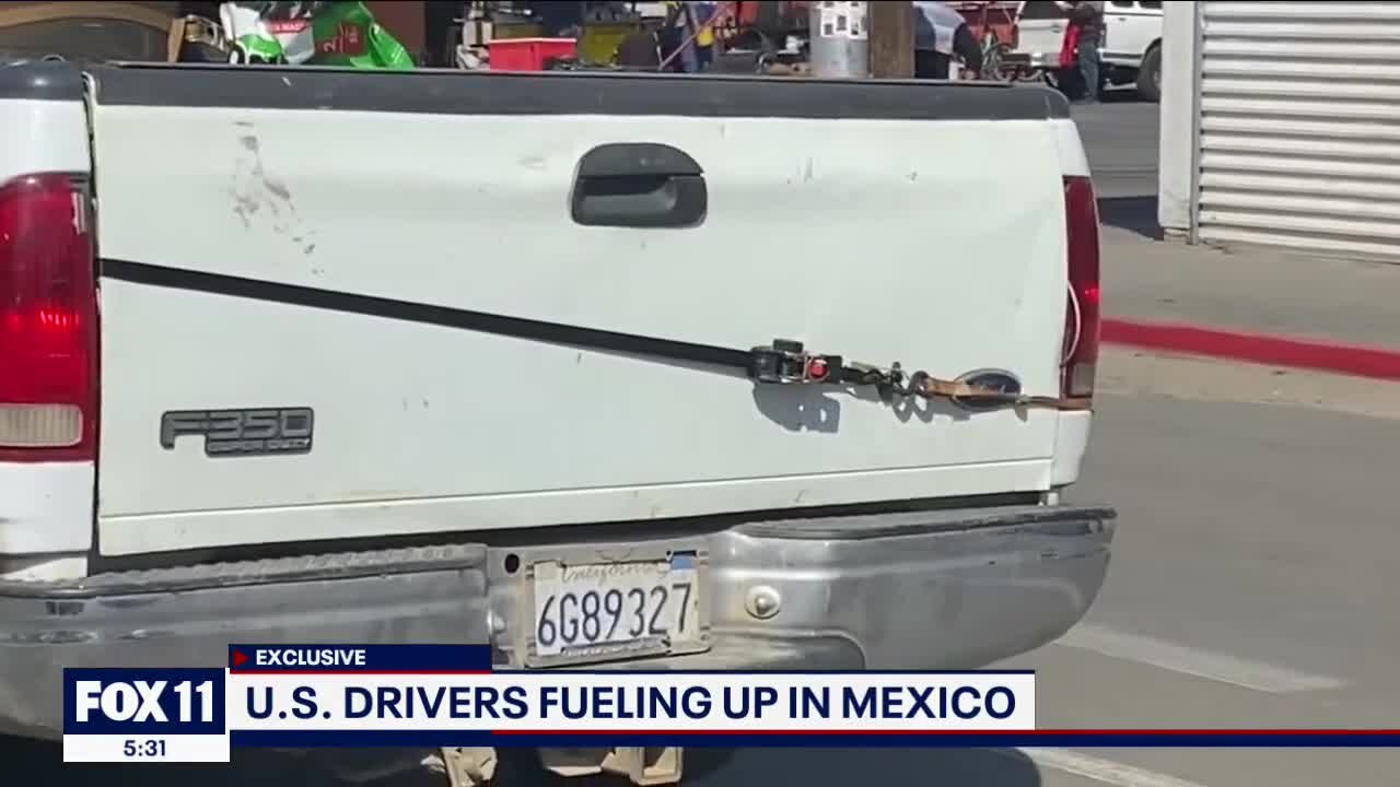 Californians Driving To Mexico To Fill Up Their Gas Tanks