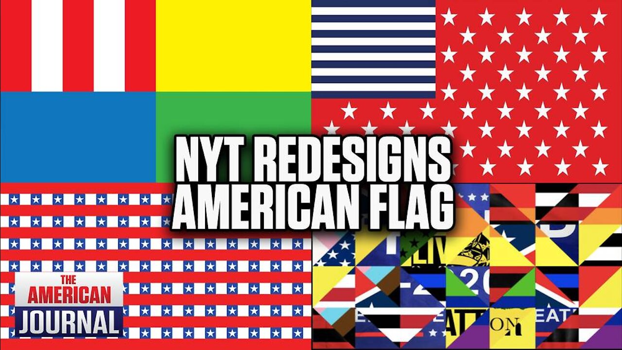 Hilarious- NYT Redesigns American Flag To Be Ugly And Pathetic