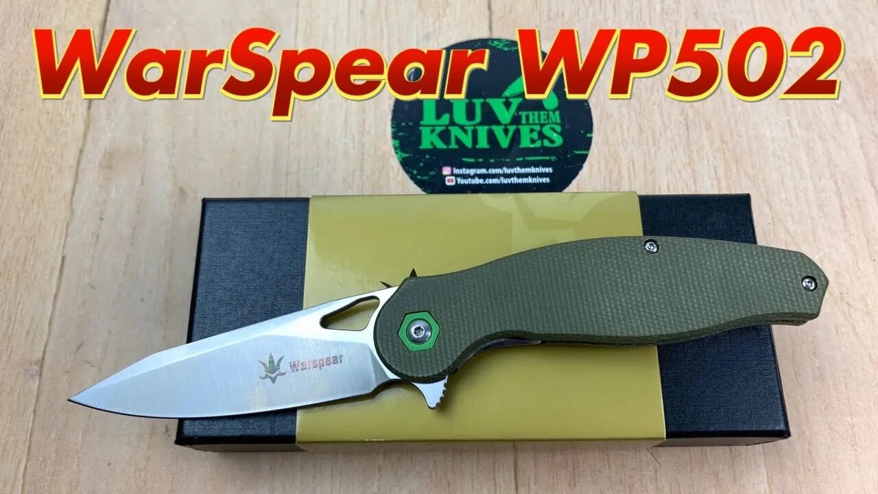 Warspear WP502 / includes disassembly/ micarta scales & sandvik steel for under $35 ?