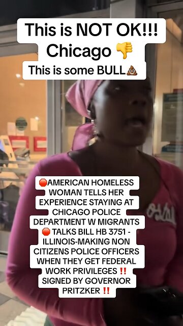 Homeless Americans Sleep on the Streets of Chicago While Illegal Immigrants Sleep in Shelters