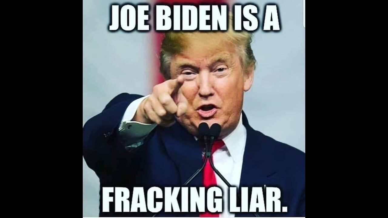 JOE BIDEN IS A FRACKING LIAR!