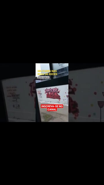EXÉRCITO NAS RUAS DE RECIFE HOJE #shorts #brasil #viral