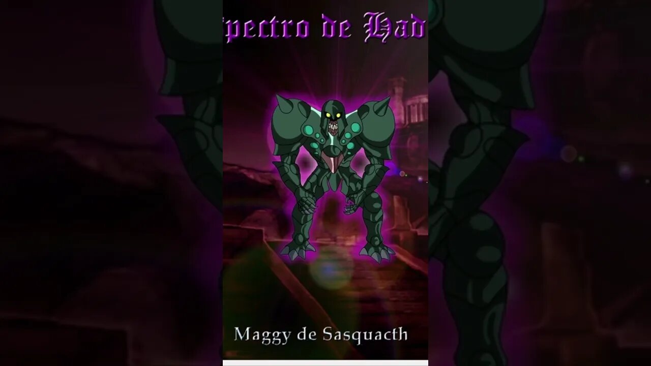 Os Cavaleiros Do Zodíaco - Espectro De Hades Maggy De Sasquatch Anime