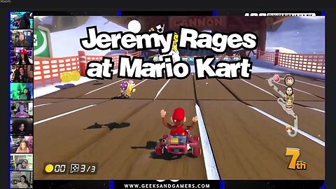 Jeremy Raging at Mario Kart - G&G Highlights