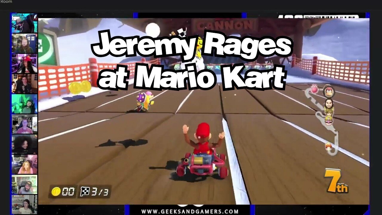 Jeremy Raging at Mario Kart - G&G Highlights