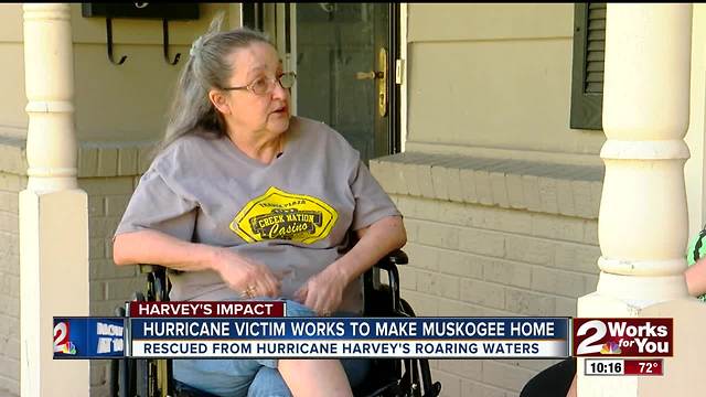 Hurricane Harvey victim works to make Muskogee home after losing everything