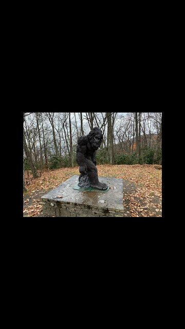 The Woodbooger Statue in Norton Virginia