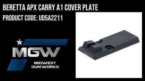 Beretta APX Carry A1 Cover Plate - UD5A2211