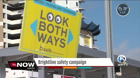 Brightline safety campaign