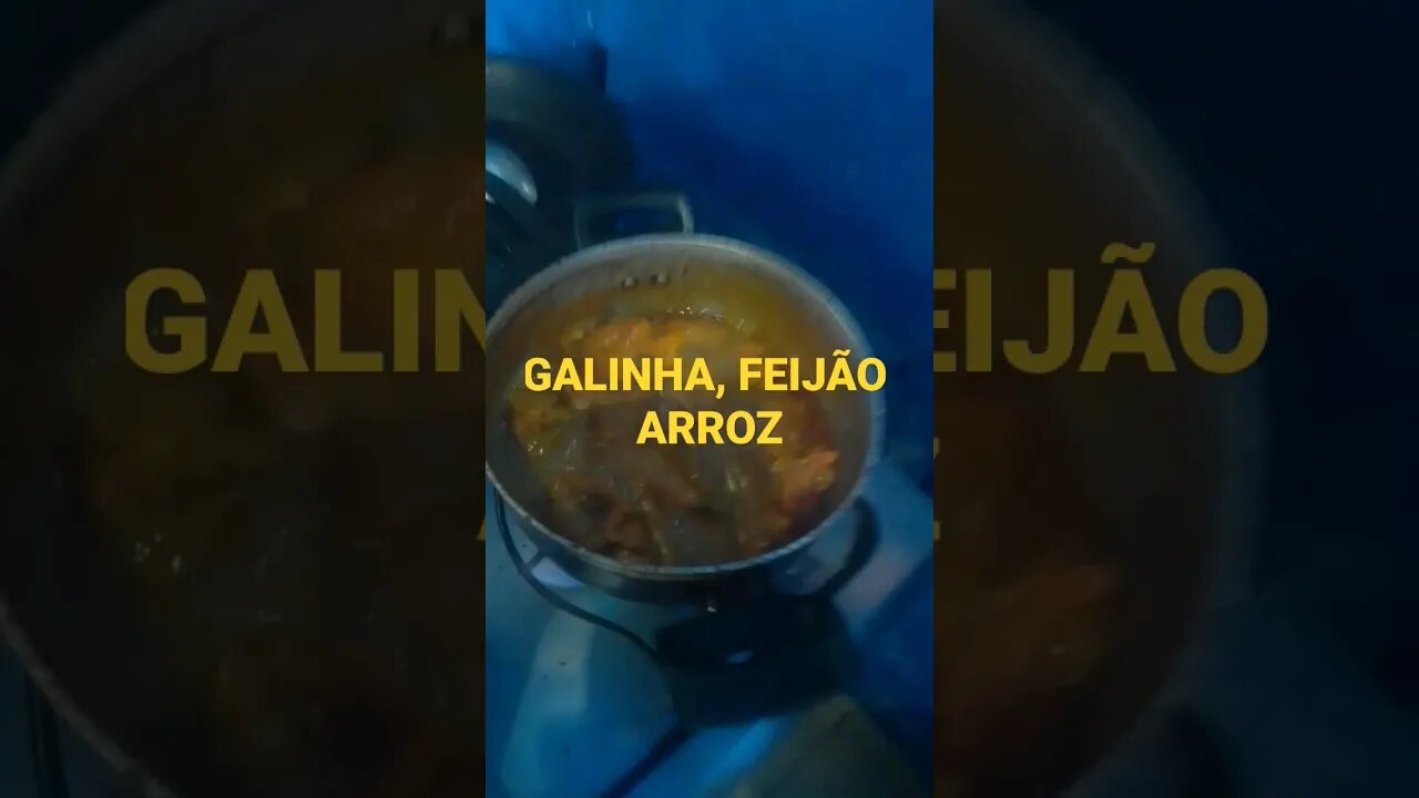 GALINHA, FEIJÃO E ARROZ #shorts