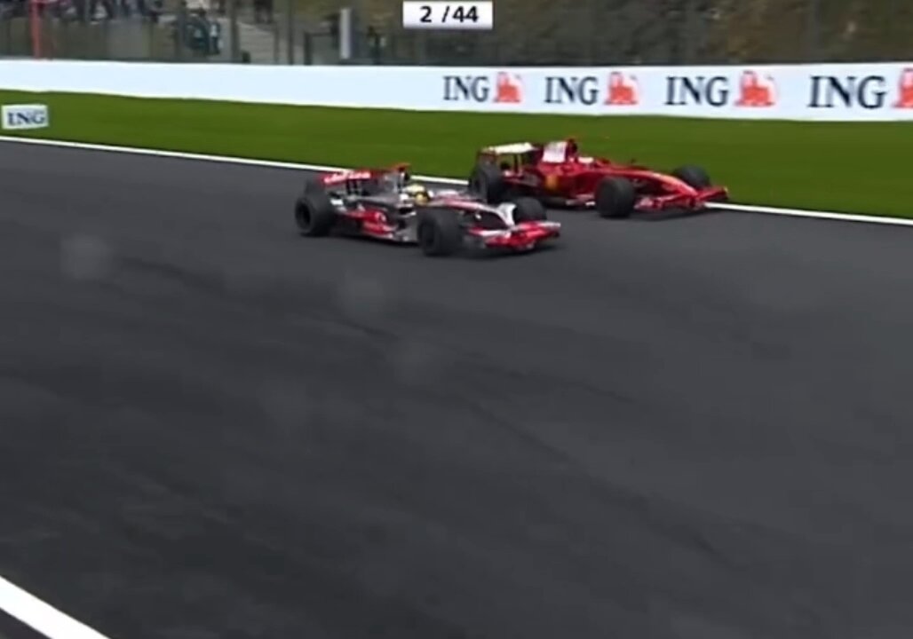 The almost unbelievable ending to the 2008 Belgian Grand Prix