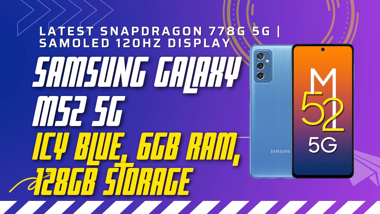 Samsung galaxy M52 | latest mobile phone on Amazon