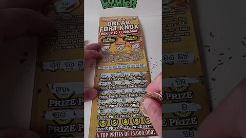 Fort Knox Lottery Scratchers Kentucky Lottery!