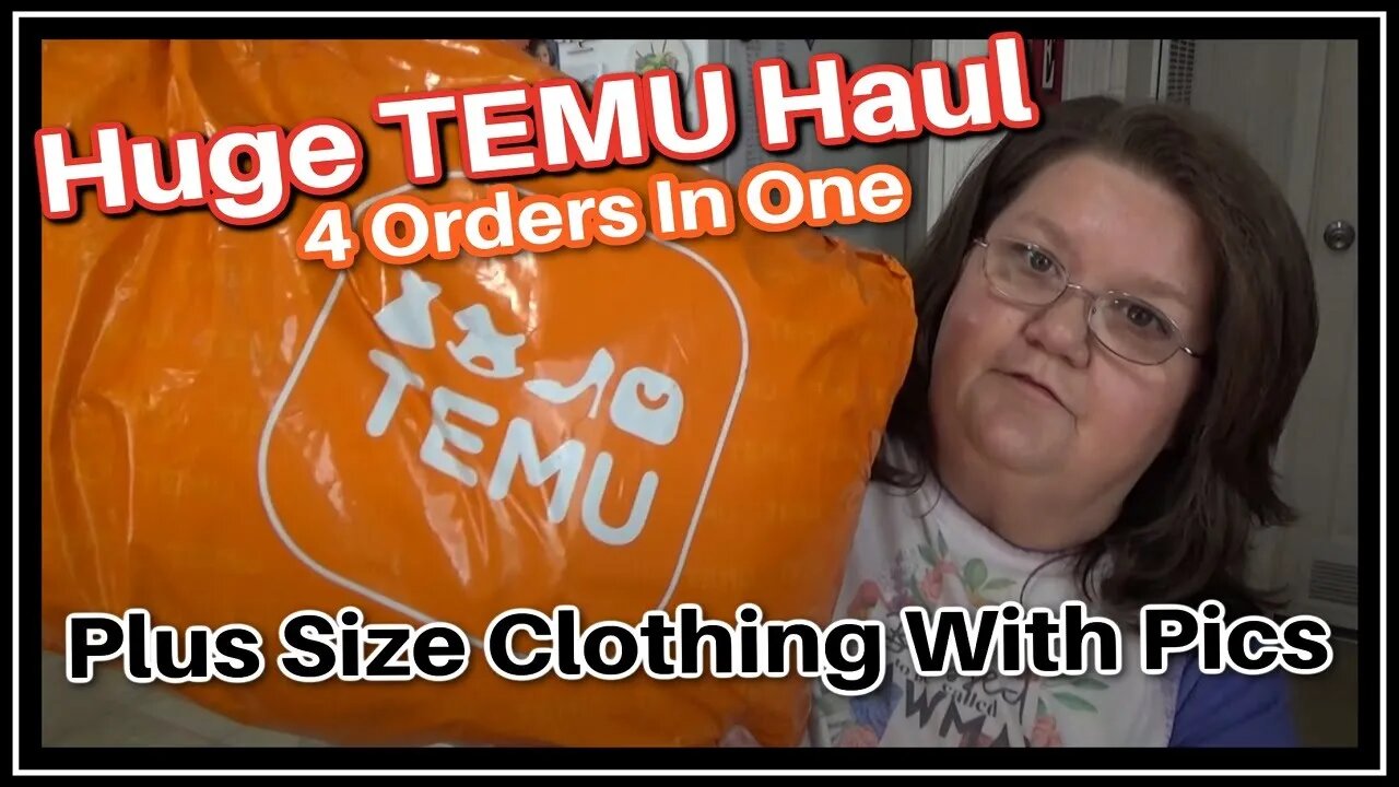 Huge Temu Haul | 4 Temu Orders In 1 | Plus Size Temu Clothing With Pics | Not Sponsored