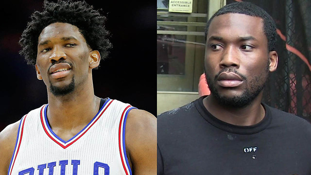 Joel Embiid Visits Meek Mill in Jail