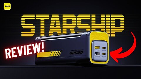 AOHi Starship REVIEW! // 140W PD 3.1 Power Bank & Charging Station // 40,000 mAh // HUGE Capacity!