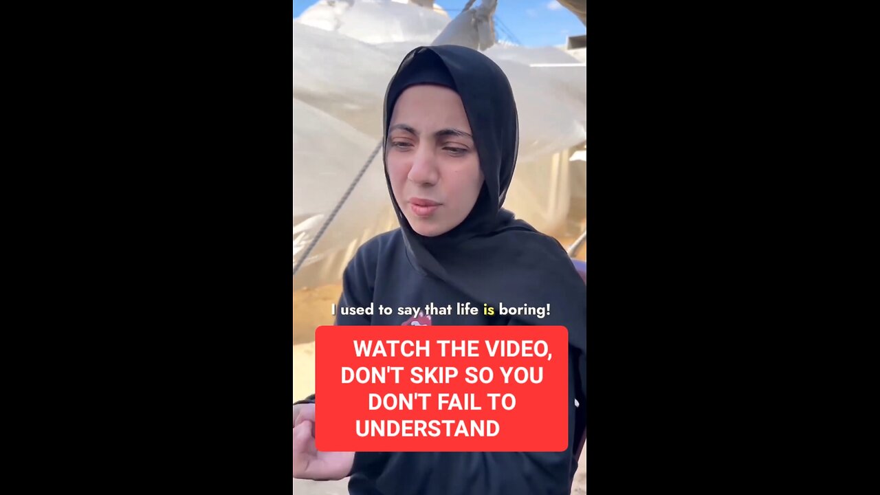 WATCH THE VIDEO, DON'T SKIP SO YOU DON'T FAIL TO UNDERSTAND