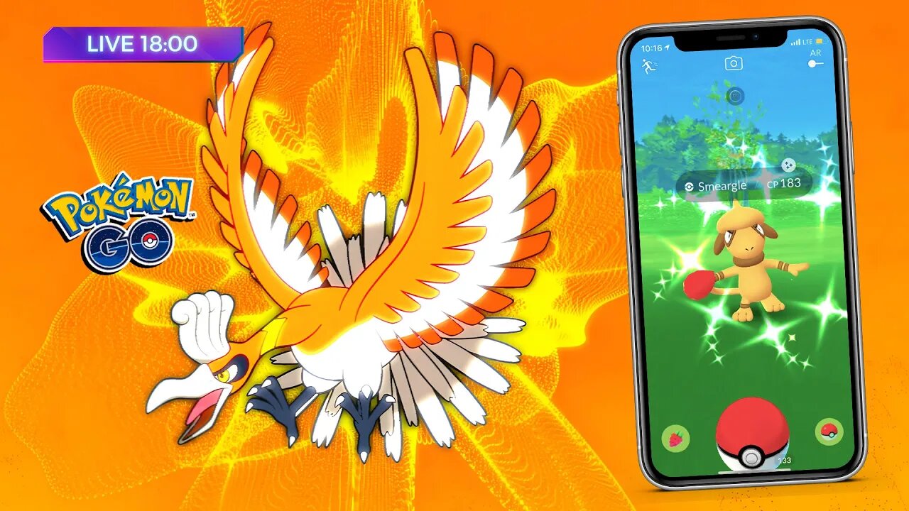 🚶 EM BUSCA DO HO-OH SHUNDO! Smeargle Shiny?! Farme INSANO no Pokémon GO! Live na RUA! Pokémon GO