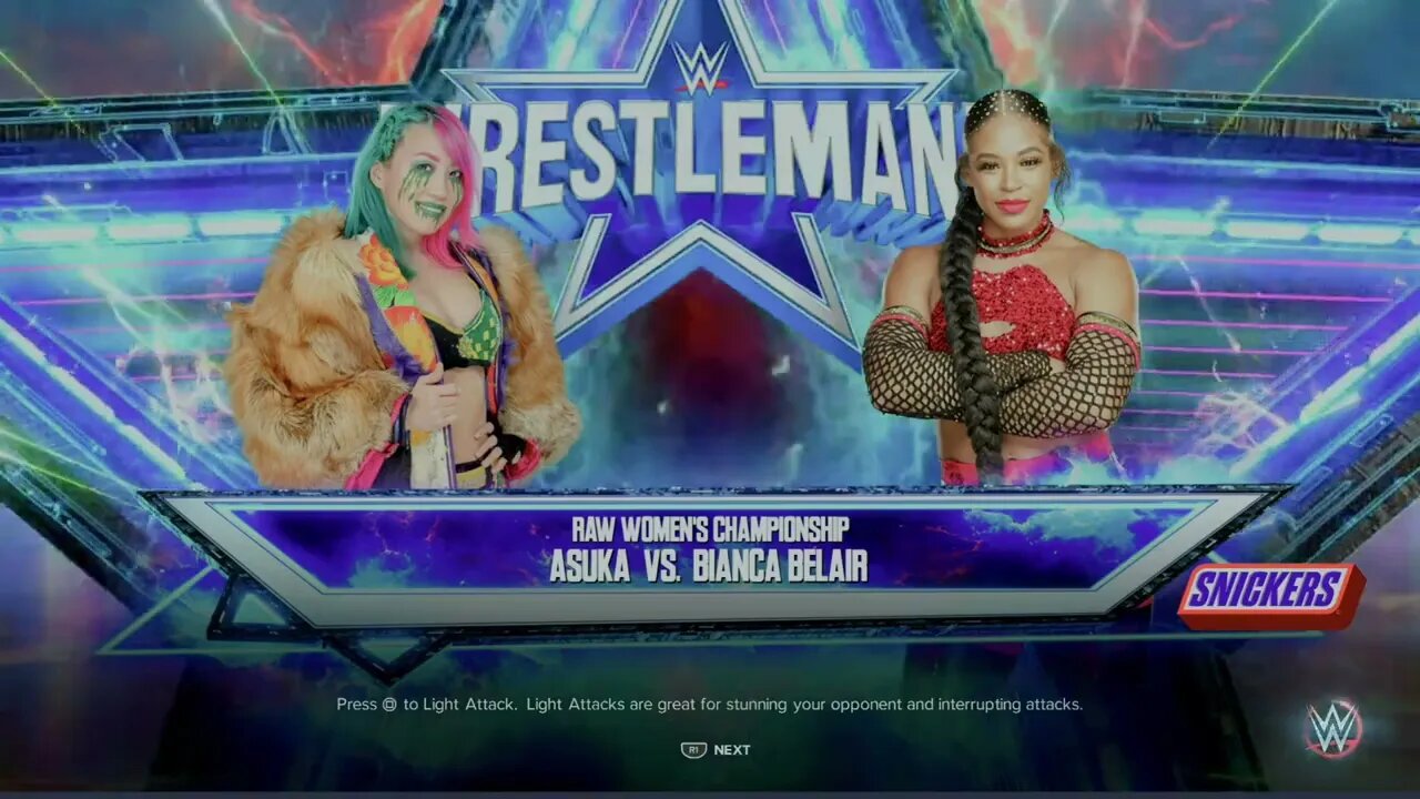 WWE WrestleMania 39 Bianca Belair vs Asuka for the WWE Raw Women's Championship