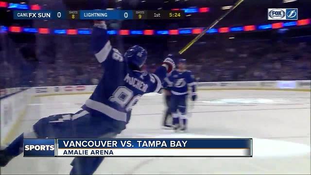 Nikita Kucherov ends goal drought, Tampa Bay Lightning beat Vancouver Canucks 5-2