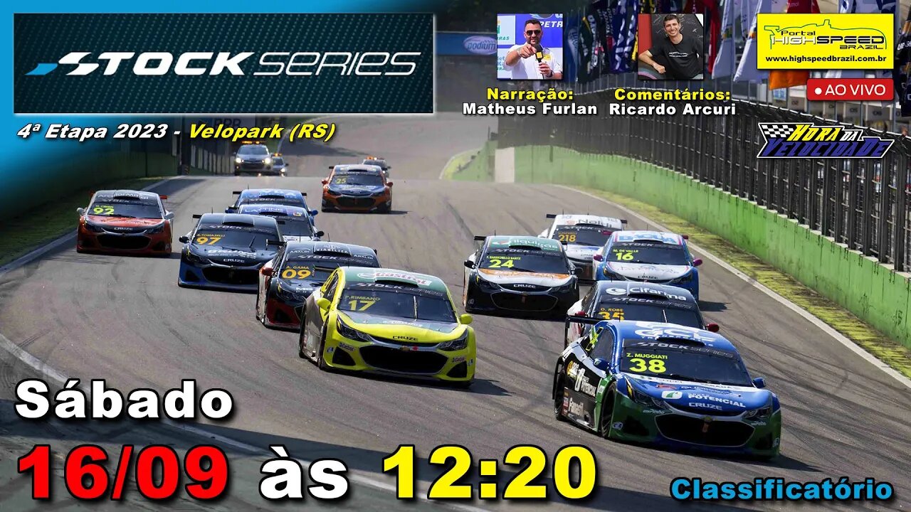 🔴 STOCK SERIES | Classificatório | 4ª Etapa 2023 | Velopark (RS) | Ao Vivo