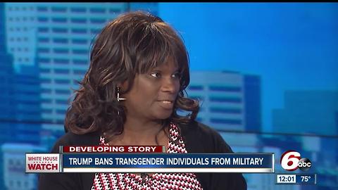 Transgender veteran talks about President Trump's new ban