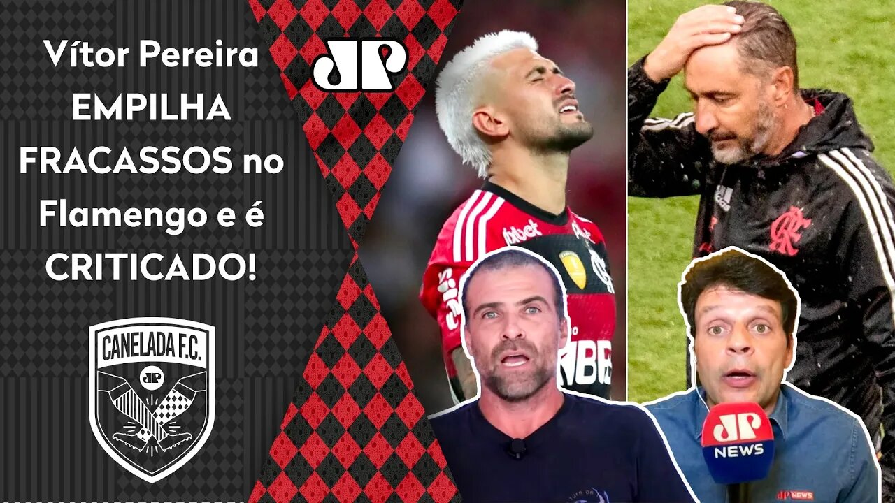 "É UMA PIADA! O Vítor Pereira já PERDEU 3 TÍTULOS com o Flamengo e..." VICE pro Del Valle é DETONADO