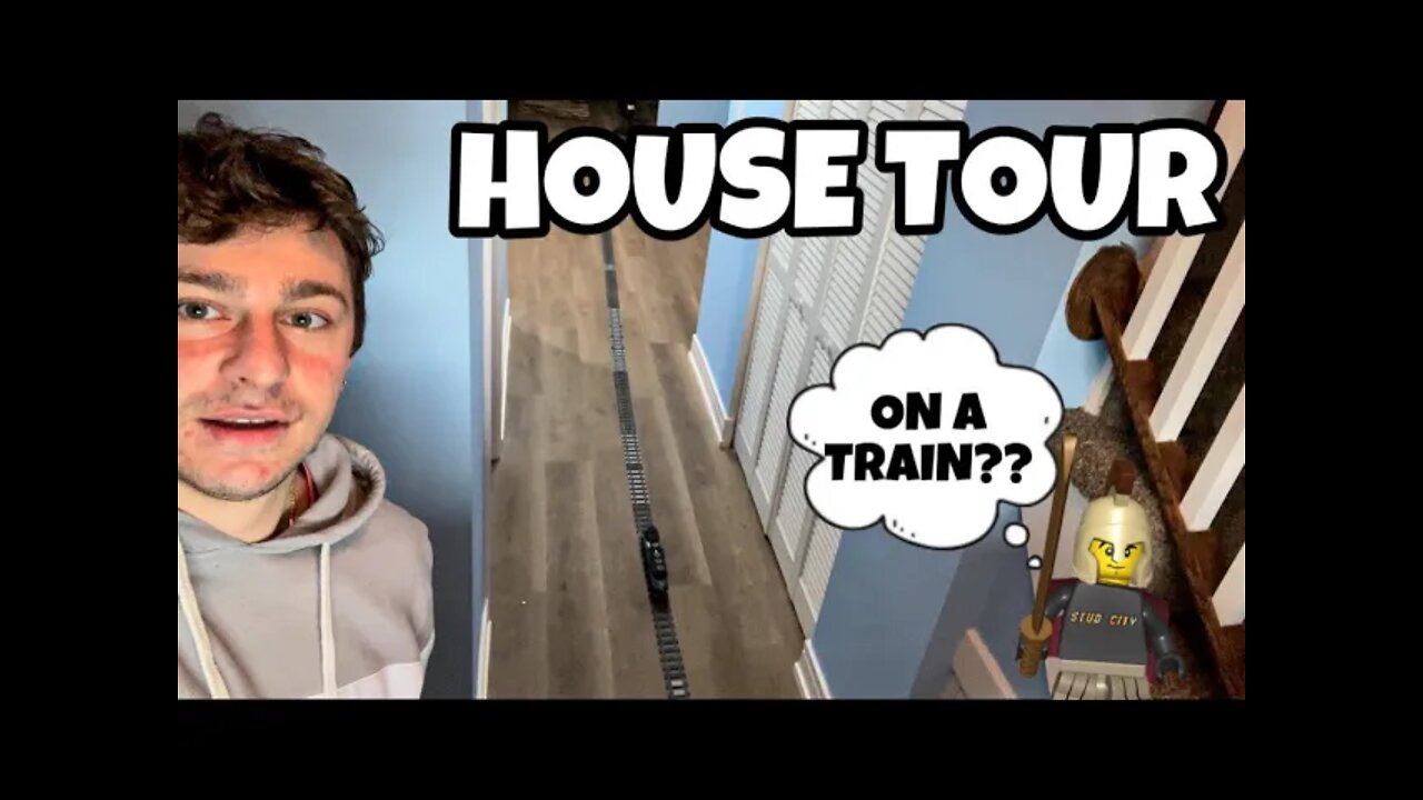 LEGO Train Onboard Camera House Tour