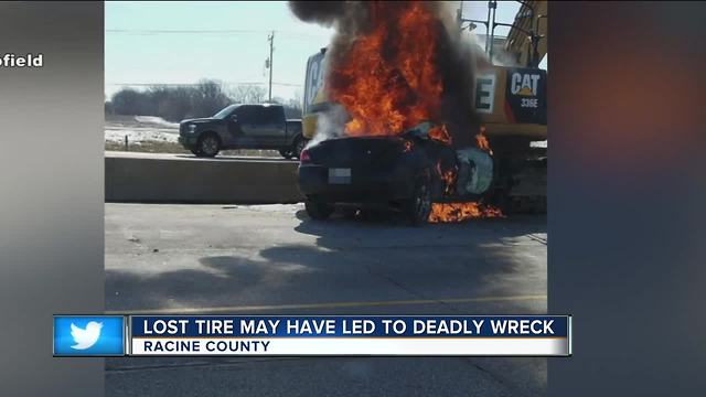 'It won't feel right': Auto technician talks loose tires after fiery I-94 crash