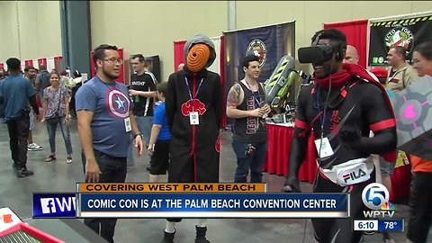 Comic Con is at the Palm Beach Convention Center