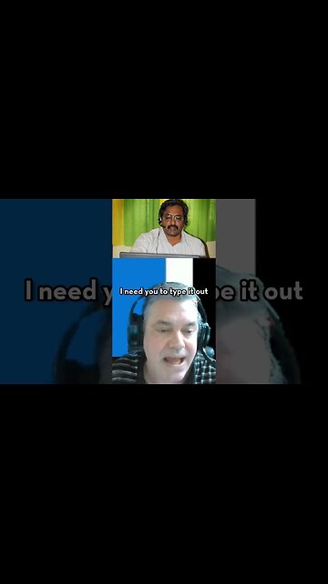 Scammer CANNOT Type!