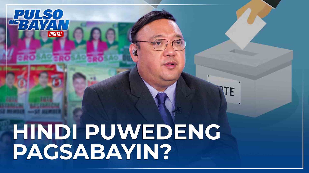 Atty. Roque, hindi sang-ayon na pagsabayin ang eleksyon at plebisito.