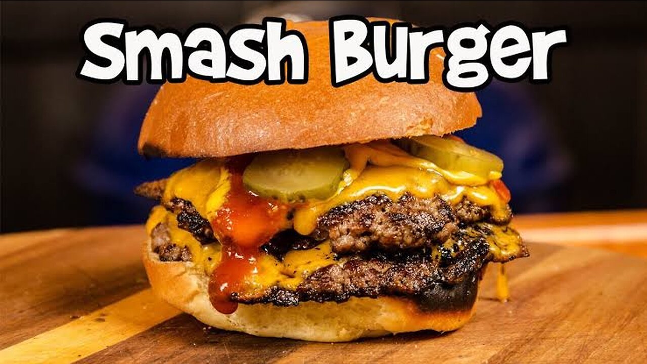 Smash burgers with bacon jam