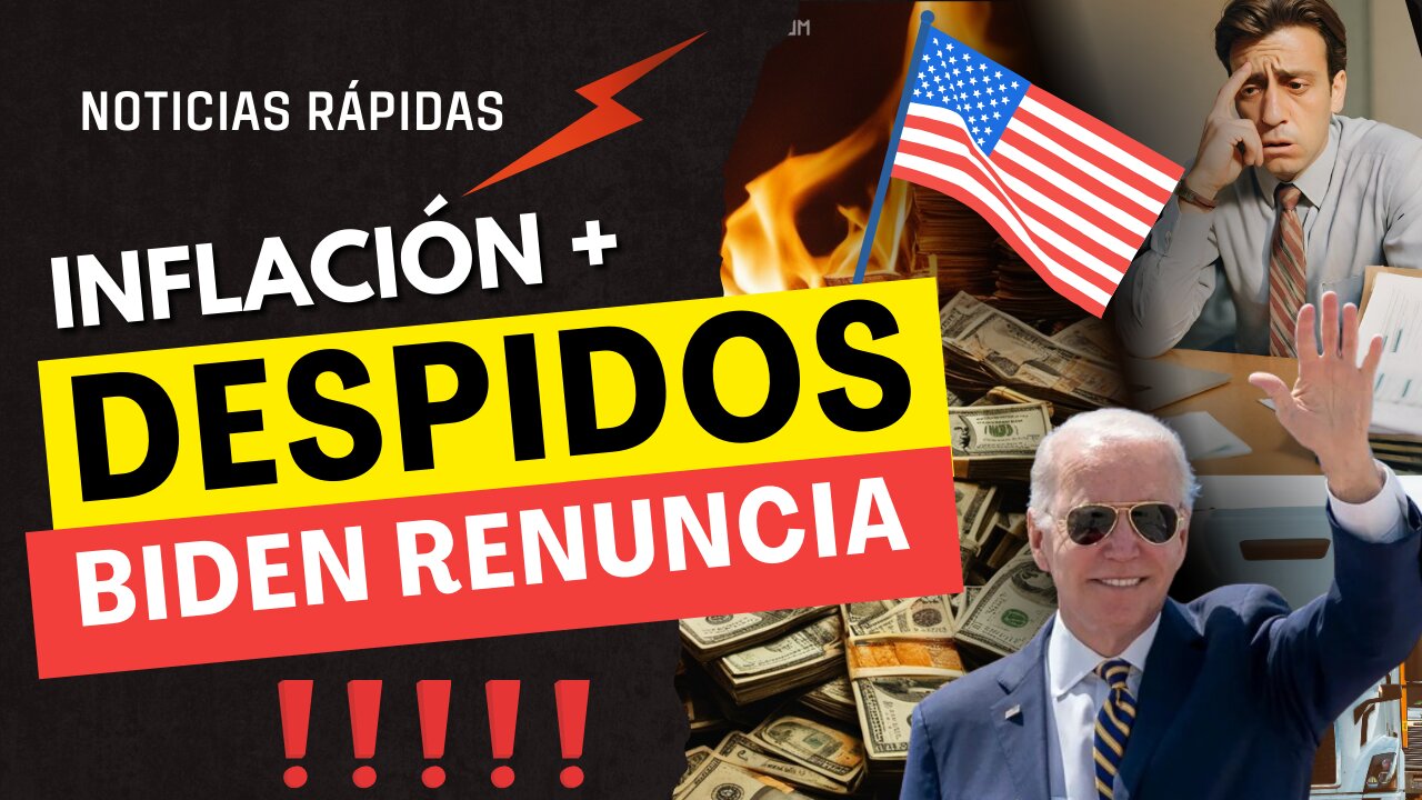 Inflación + Transporte + Despidos: Biden Abandona La Carrera Presidencial