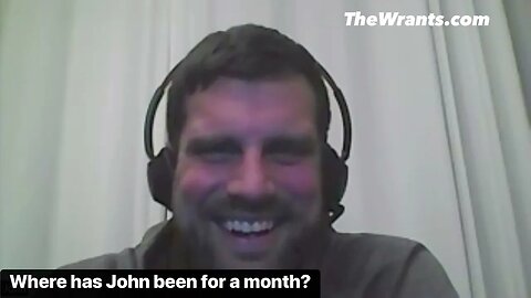 Where has John been for a month?