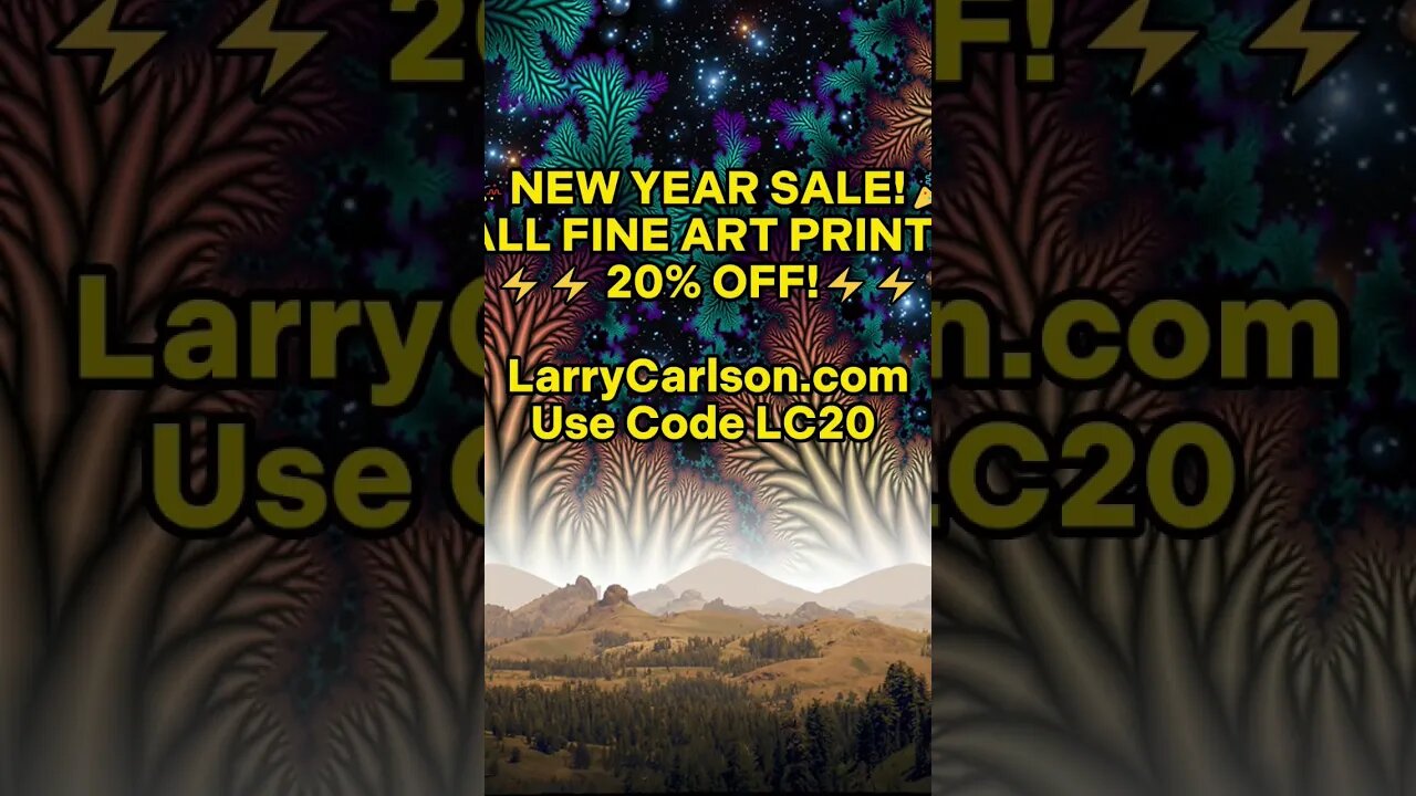 🎉NEW YEAR SALE!🎉 ALL FINE ART PRINTS⚡ 20% OFF!⚡Use Code LC20 LarryCarlson.com