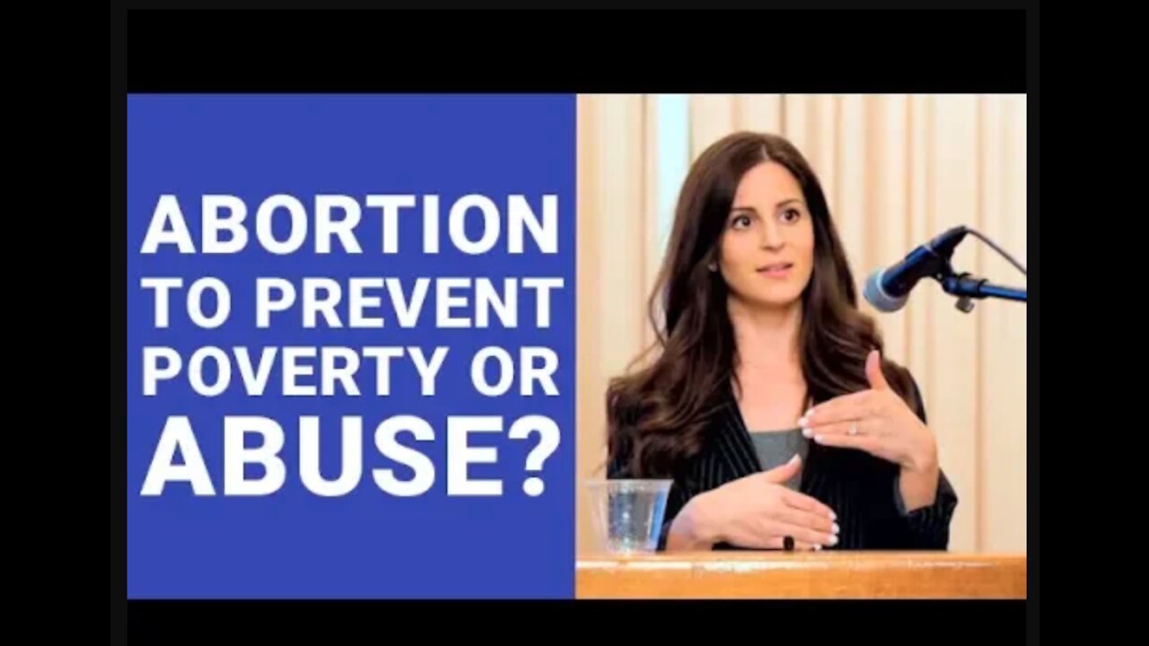 Lila Rose: Abortion Is Never Needed To Keep Children From Poverty Or Abuse